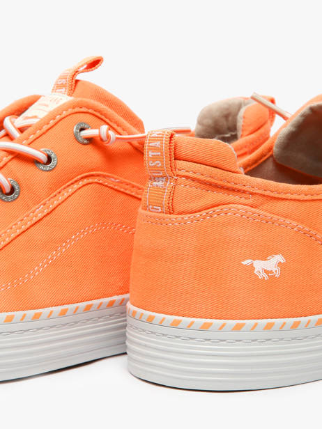 Sneakers Mustang Oranje women 1376308 ander zicht 3